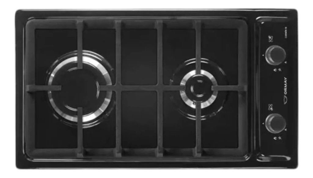 Anafe Ormay Top Gourmet Carmin N - 2 Hornallas