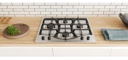 Anafe Tst Stagio A Gas De Acero Inoxidable Color Plateado