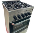 Cocina Usman Win Compact 52 Cm 4 Hornallas Ac. Inox.