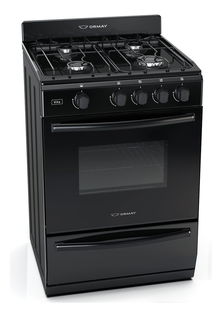Cocina Ormay Vita Negra Multigas Easy To Clean