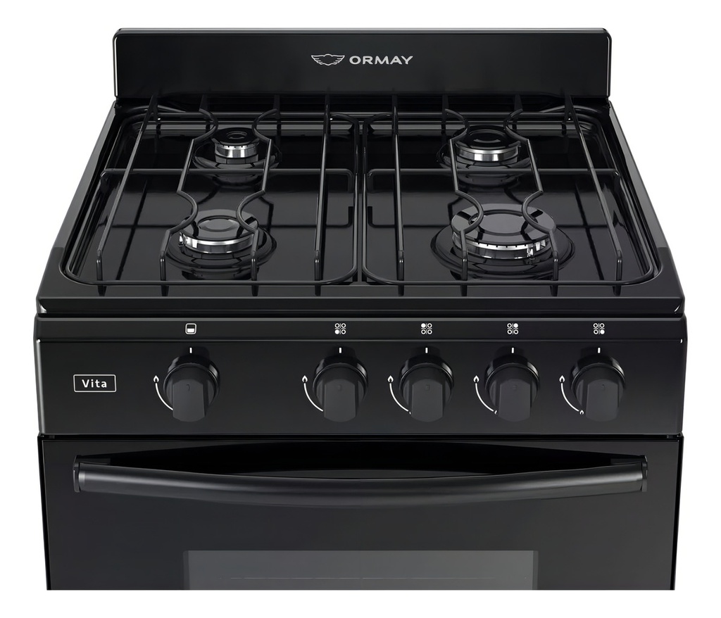 Cocina Ormay Vita Negra Multigas Easy To Clean