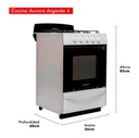 Cocina Aurora Argenta Multigas