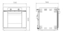 Horno A Gas Longvie H1900xf Inoxidable Independiente