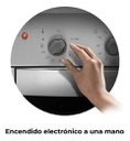 Horno Gas Longvie H1500xf Eléctrico Empotrar Color Plateado