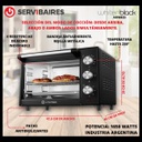 Horno Eléctrico Whitenblack 25lts 250o Timer 60 Min Negro