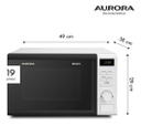 Microondas Aurora Mecánico Color Blanco 20 L