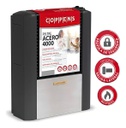 Calefactor A Gas Coppens 4000kcal Tbu Derecho Gris Oscuro