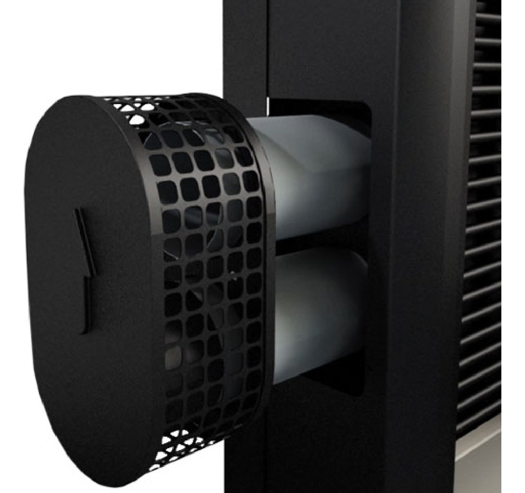 Calefactor A Gas Tbu Coppens 4000kcal Acero Salida Izq