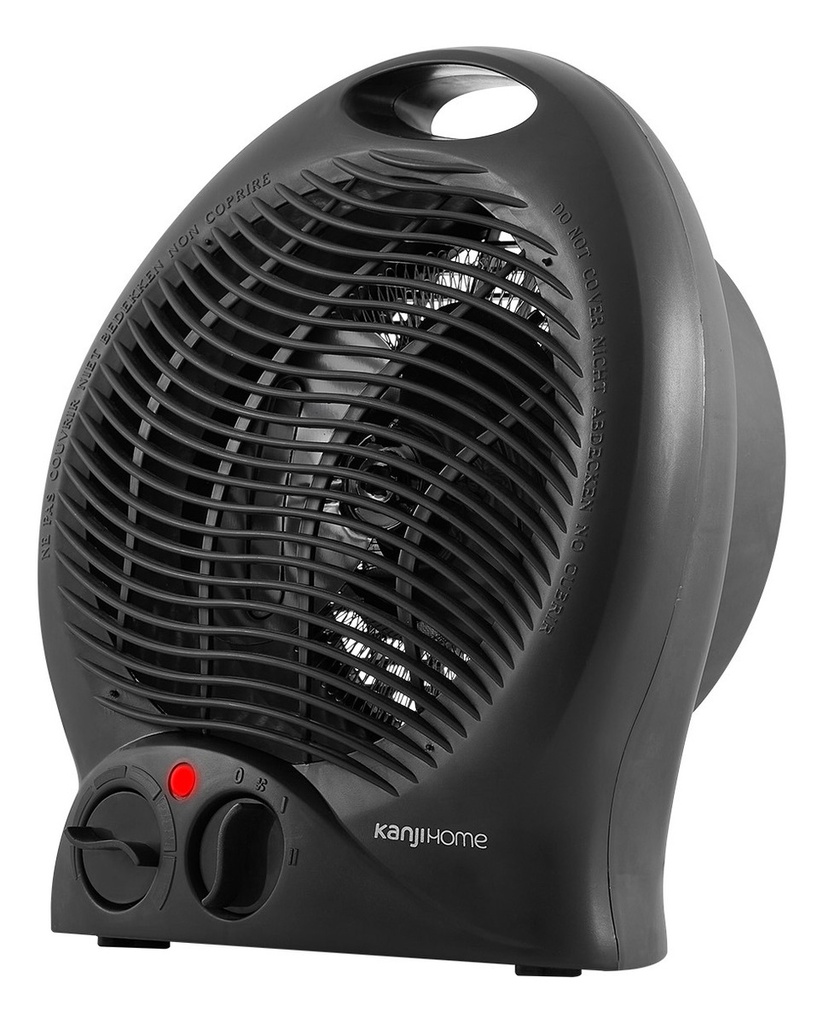 Caloventor Con Termostato Kanji Home Ch103 De 2000w Negro