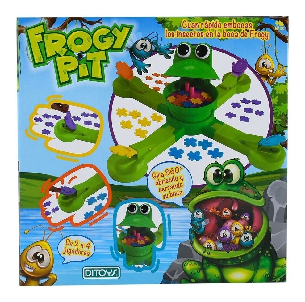 Juego De Mesa Frogi Pit Game Ditoys