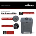 Estufa A Leña Tromen Eco 7000kcal + Kit Techo 4  Enlozado