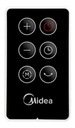 Midea Tch-f20be1 Calefactor Torre Con Forzador Color Negro