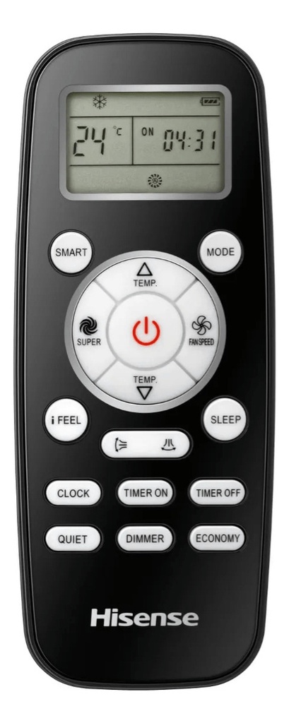 Aire Acond Hisense Split Inverter 3500w Frio-calor Black