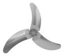 Ventilador De Pared Everest Bpf-20 Blanco - 3 Palas Metal.