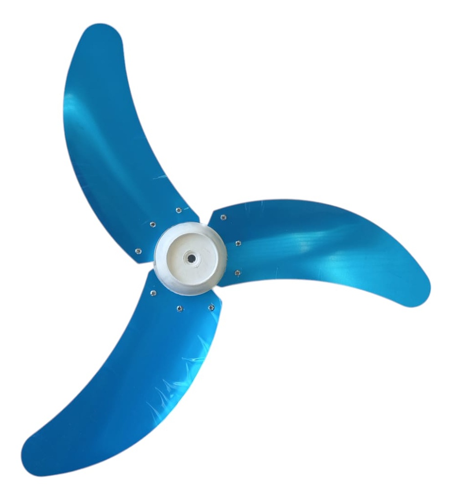 Ventilador De Pared Everest Bpf-20 Blanco - 3 Palas Metal.