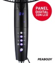 Ventilador De Pie Peabody Pe-vp350 Digital 20  Negro 130w