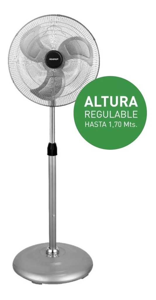Ventilador De Pie Peabody Pe-vp250 20  Palas De Metal 130w