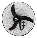 Ventilador De Pared Indelplas Ivpa 24  100w Negro