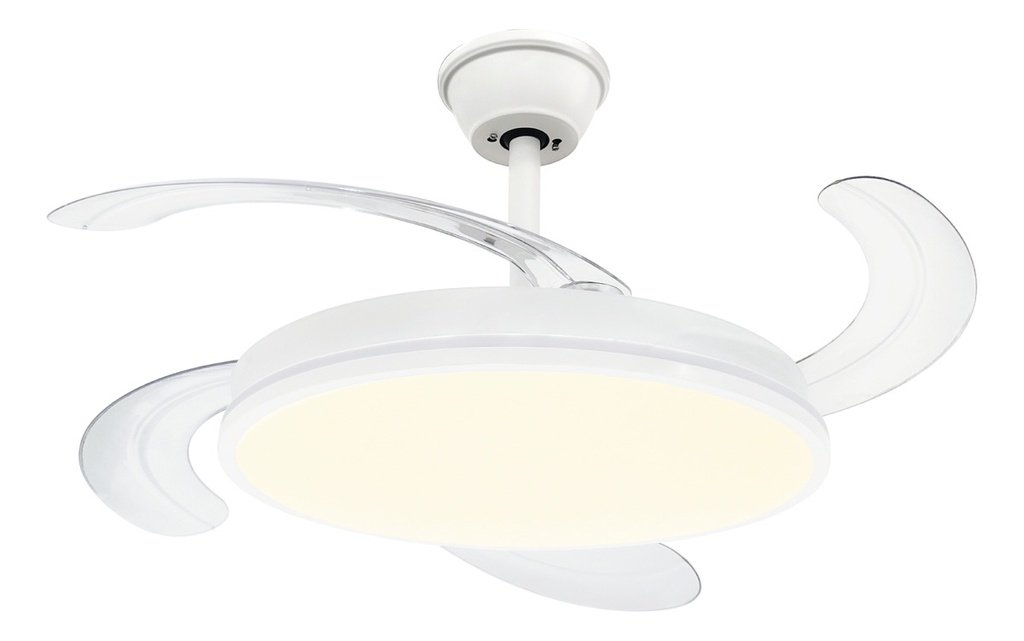 Ventilador De Techo Retractil Peabody Pe-vtrdc410b 42 