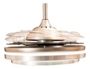 Ventilador De Techo Retractil Star Trak Stvt43-led 4 Aspas