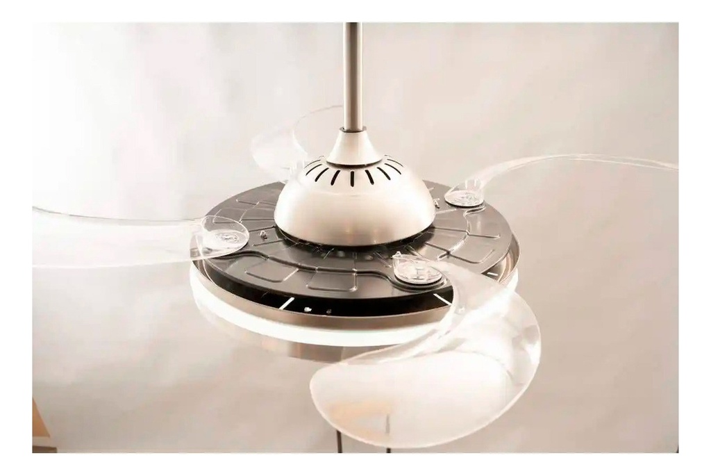 Ventilador De Techo Retractil Star Trak Stvt43-led 4 Aspas