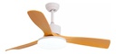 Ventilador De Techo Etheos Gvti-vtmc Con Luz Led 3 Aspas Bla