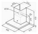 Campana De Pared Tst Atuel S/motor + Extractor S300 P/caño 6