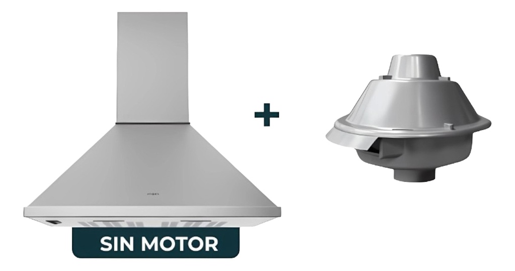 Campana De Pared Tst Alumine S/motor+extractor S300 Caño 4 