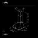 Campana Extractor Tst Lanin 60 Acero Inoxidable 330/60