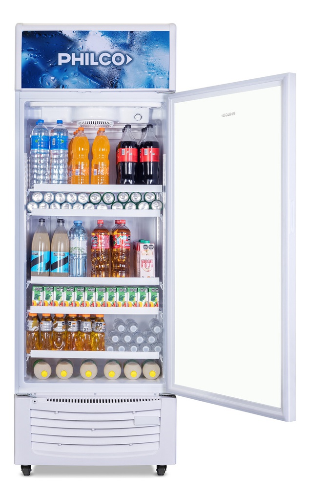 Heladera Exhibidora Vertical Philco 528l 4 Estantes