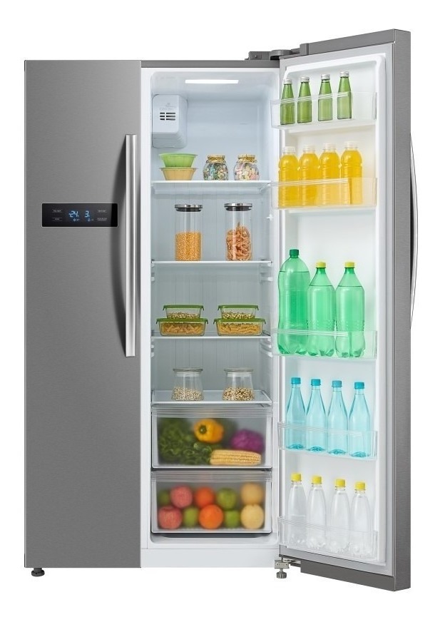 Heladera No Frost Philco Phsb530xt Inox Con Freezer 580l