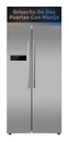 Heladera No Frost Philco Phsb530xt Inox Con Freezer 580l