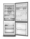 Heladera Whirlpool Wre57k2 Inverter 443l