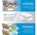 Heladera No Frost Inverter Midea Ac. Inox Top Mount  412 L