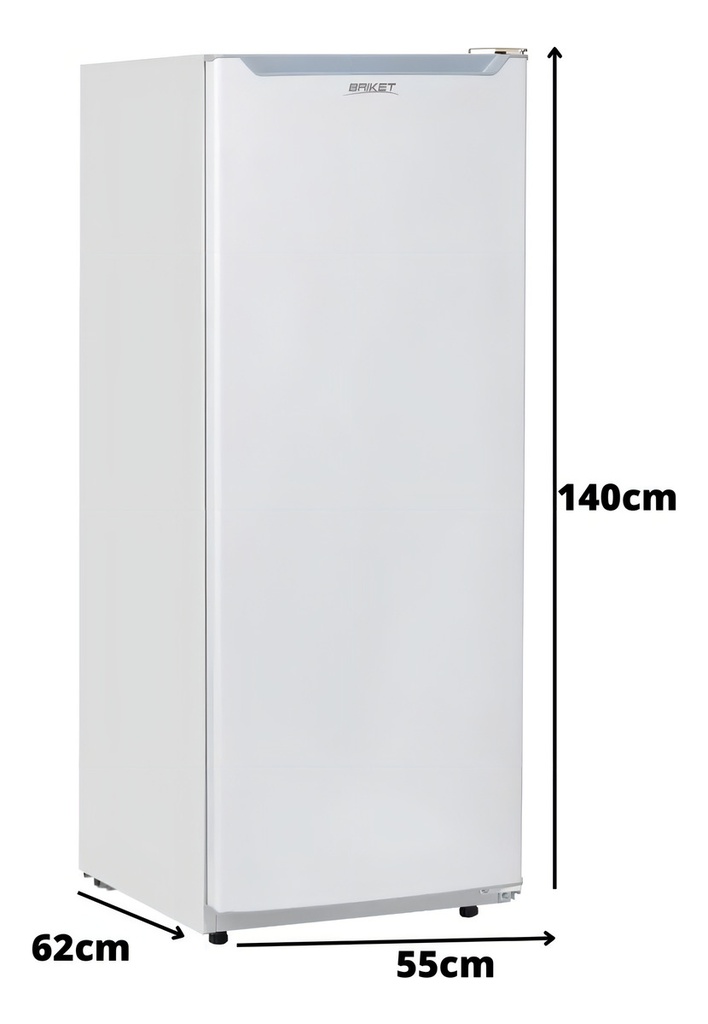 Heladera Briket Bk1f 1211 Blanca Desh. Manual 290lt Clase A+