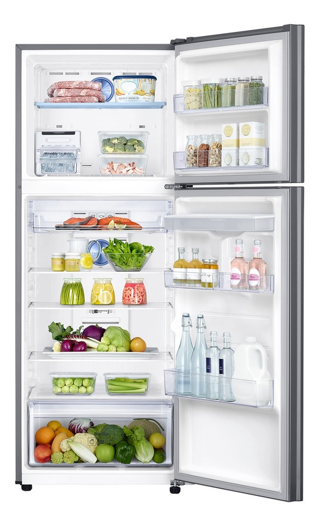 Heladera Samsung No Frost 380l Silver C/ Dispenser
