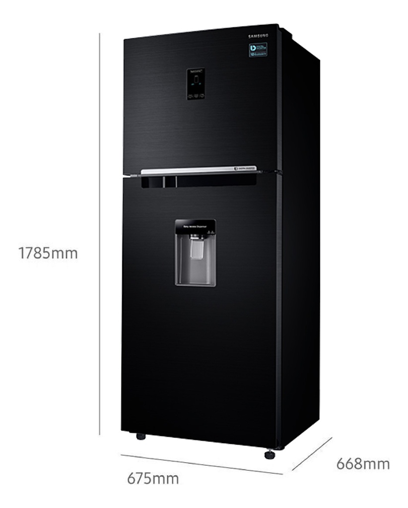 Heladera Freezer Superior Samsung No Frost 382 L Rt38k5932bs