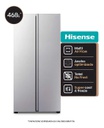 Heladera Hisense Rs3n428nad Side By Side No Frost Silver