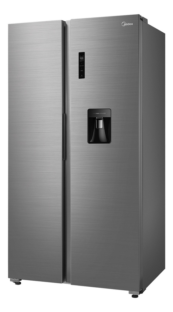 Heladera Inverter Midea Side By Side No Frost Ac. Inox. 510l