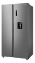 Heladera Inverter Midea Side By Side No Frost Ac. Inox. 510l
