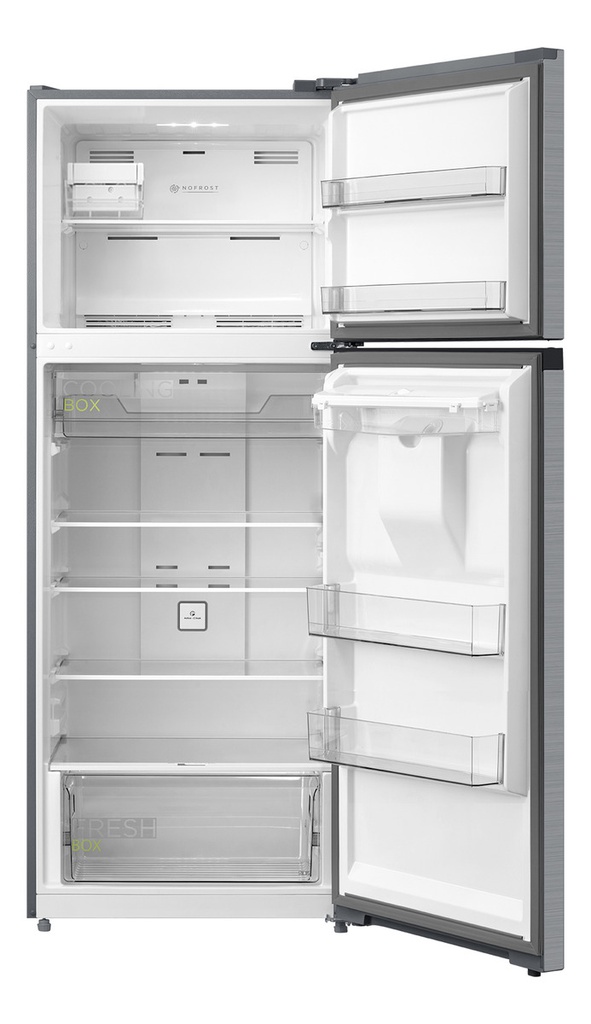 Heladera Inverter No Frost Midea Inox Top Mount 470 Litros