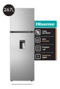Heladera Hisense Inverter C/freezer Y Dispenser Agua 267l Gr