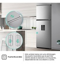 Heladera Hisense Inverter No Frost 346l C/freezer C/dispense