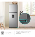 Heladera Hisense Inverter No Frost 346l C/freezer C/dispense