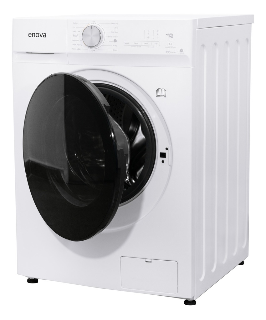Lavasecarropas Enova Inverter Le10f10b Frontal 10kg Blanco