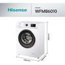 Lavarropas Hisense Wfmb6510wu Automático Carga Frontal 6.5kg