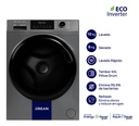 Lavasecarropas Ecoinverter 10 Kg Gris Drean Lscdr1006sg0