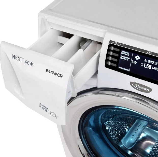 Lavarropas Drean Next 8.14 Wcr Eco Inverter Wifi