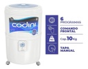 Lavarropas Codini Silent 4051 10kg 6 Programas De Lavado