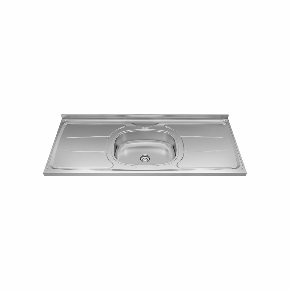 MESADA ORLANDI GHELPLUS 1,20 x 53 ACERO INOX B.CENTRAL COD 40